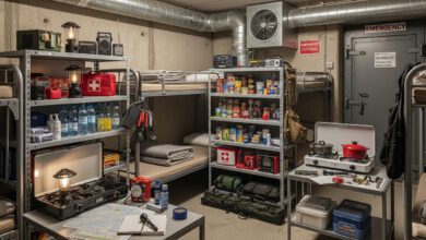 Aufenthalt im Schutzraum: Die komplette Ausstattung für mehrere Tage