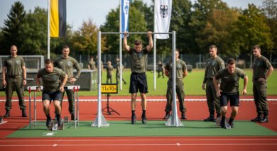 Der Basis Fitness Test bei der Bundeswehr