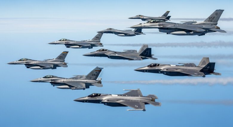 Kampfflugzeuge der US Air Force [Bildinhalt mit KI erstellt]