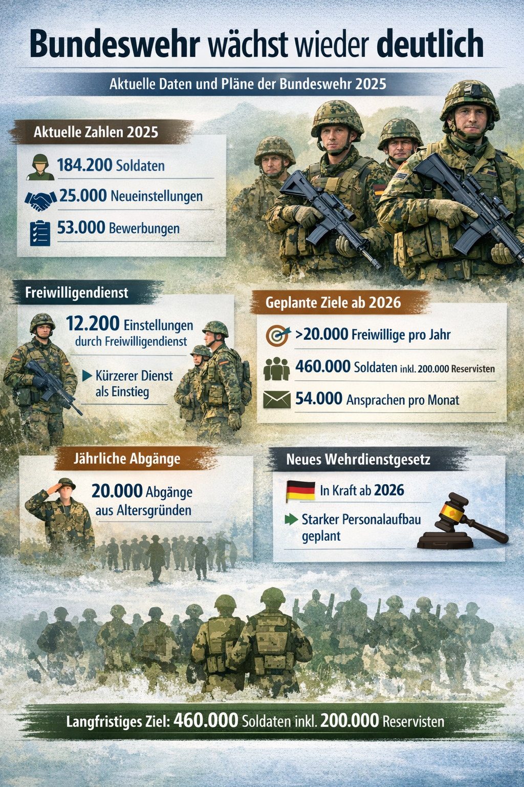 Bundeswehr boomt: 25.000 Neue Soldaten 2025