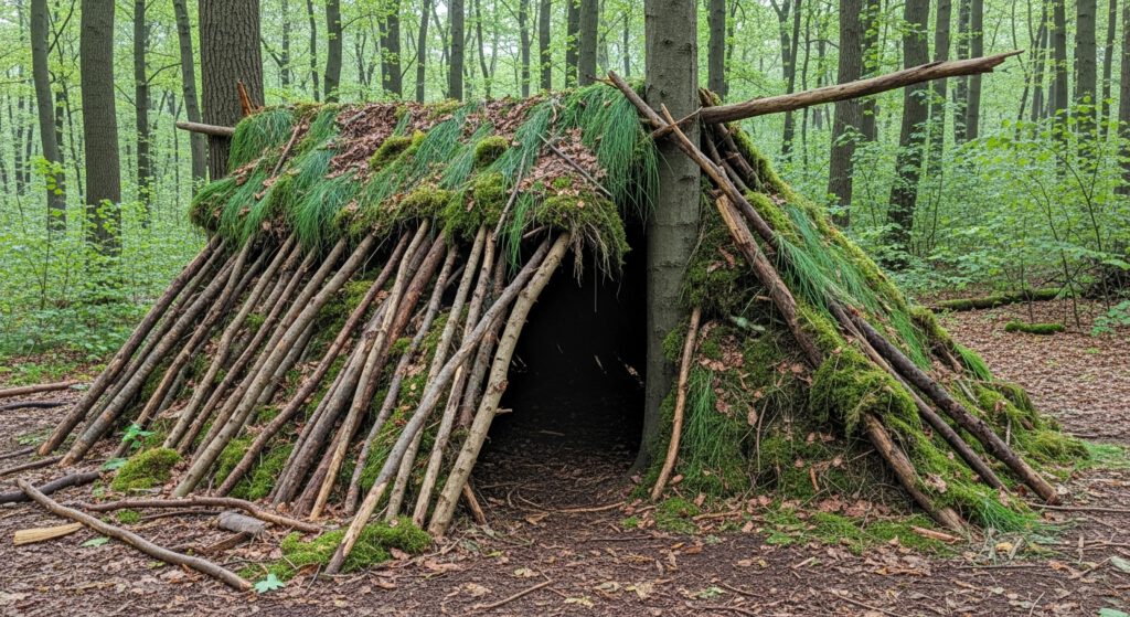 Debris Shelter als Survival Shelter bauen