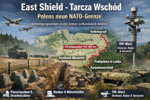 Polen baut das „East Shield“ (Tarcza Wschód) zur Sicherung der NATO-Ostflanke