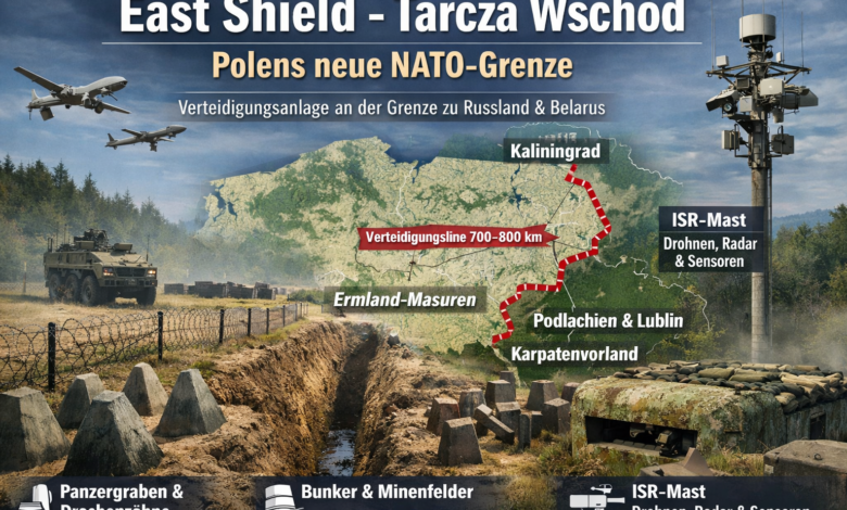 Polen baut das „East Shield“ (Tarcza Wschód)
