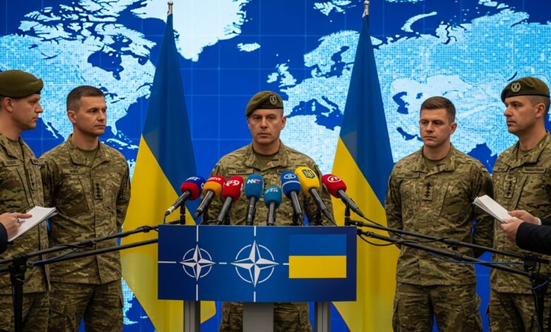 Frieden bringt Nato Truppen in Ukraine
