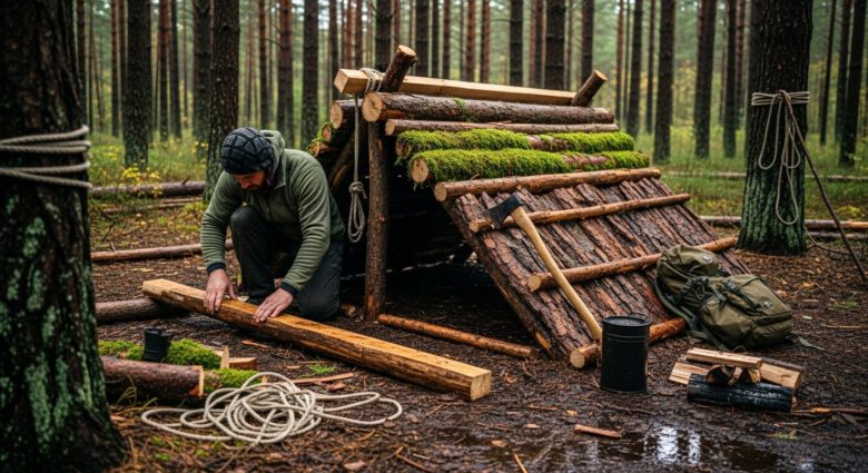 Survival Shelter bauen