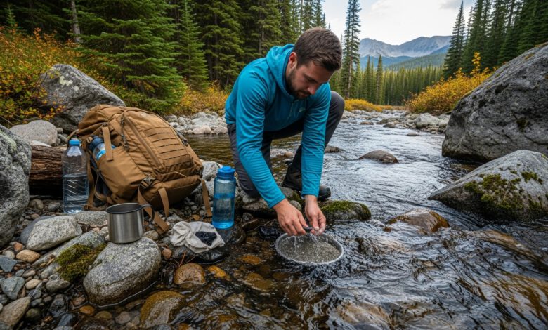 Wasseraufbereitung und Trinkwasser herstellen im Notfall