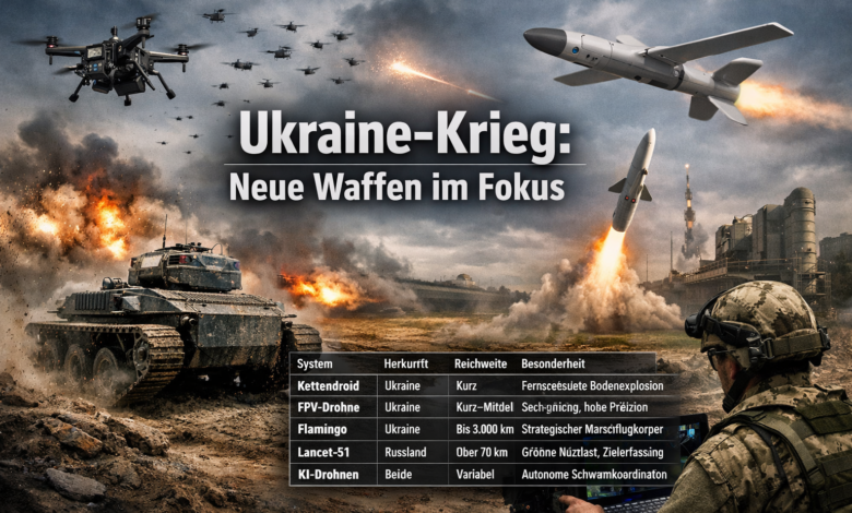 Welche neuen Waffen prägen den Ukraine-Krieg?