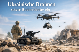 Ukraine: Drohnen werfen Roboter ins Gefecht