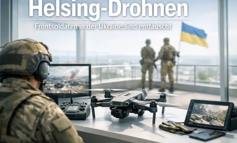 Helsing-Drohnen: Frontsoldaten in der Ukraine sind enttäuscht