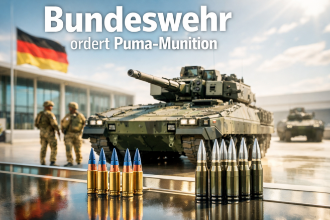 Bundeswehr ordert Puma-Munition für Millionen