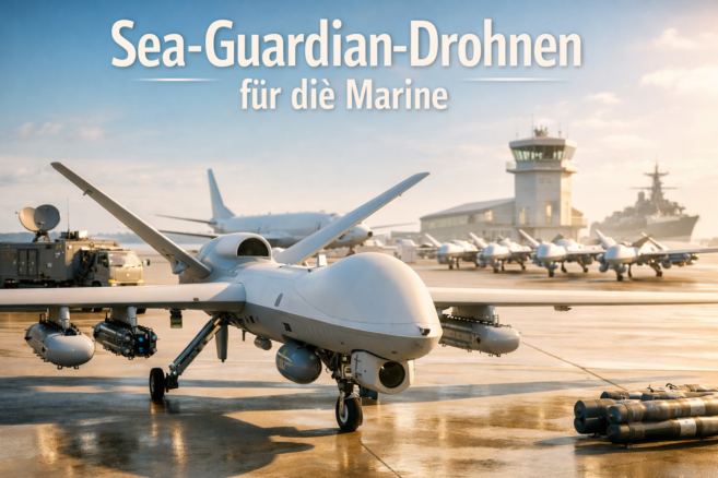 Acht Sea-Guardian-Drohnen für die deutsche Marine