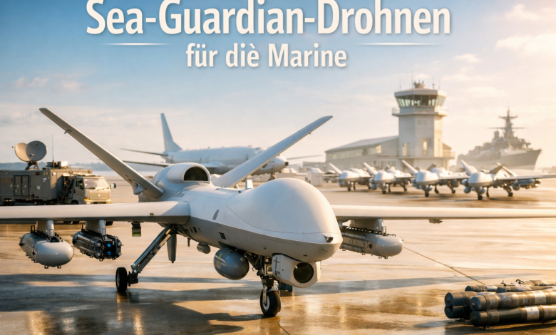 Acht Sea-Guardian-Drohnen für die deutsche Marine