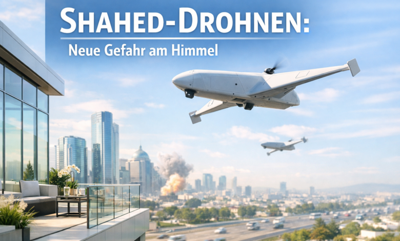 Shahed-Drohnen: Neue Gefahr am Himmel für Flugzeuge