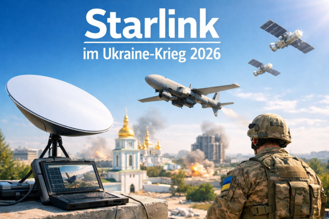 Starlink Systeme im Ukraine Krieg