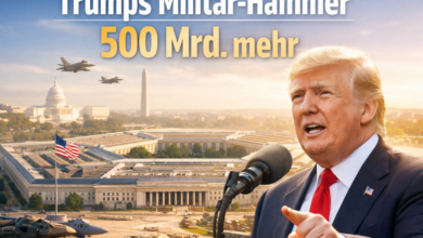 Trumps Militär-Hammer: 500 Mrd. mehr als geplant