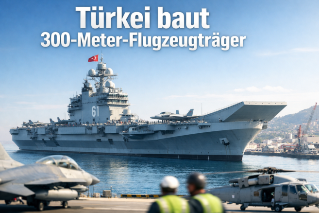 Türkei baut 300-Meter-Flugzeugträger