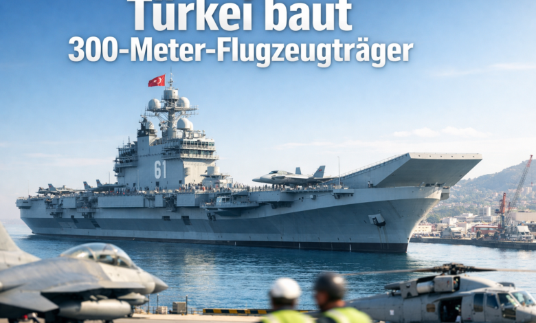 Türkei baut 300-Meter-Flugzeugträger