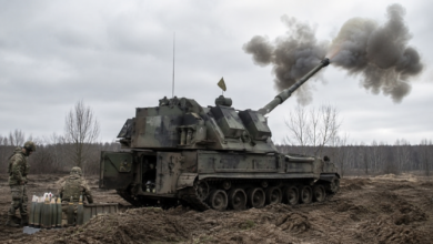 Haubitzen bereits in der Ukraine [Bildinhalt mit KI erstellt]