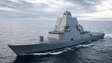 ASEV – Japans künftiges Aegis-Raketenabwehrschiff auf See; Bild mit KI generiert [Bildinhalt mit KI erstellt]