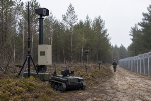 Automatisierte Nato-Zone gegen Russland [Bildinhalt mit KI erstellt]
