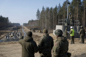 Polen baut das „East Shield“ (Tarcza Wschód) zur Sicherung der NATO-Ostflanke [Bildinhalt mit KI erstellt]