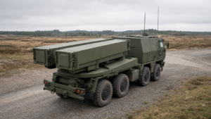 GMARS: Europas neuer Doppelwerfer für GMLRS, PrSM und Raketen großer Reichweite [Bildinhalt mit KI erstellt]