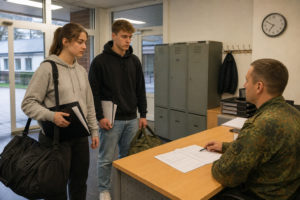 Noch minderjährig, schon Soldat: Was es heißt, mit 17 zur Bundeswehr zu gehen [Bildinhalt mit KI erstellt]