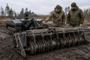 NUMO Robotics: Minenräumung neu gedacht als UGV-Lösung [Bildinhalt mit KI erstellt]