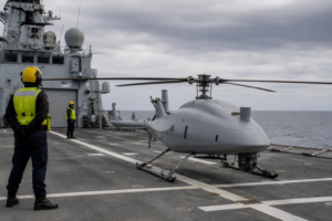 Der Proteus – unbemannter Hubschrauber der Royal Navy [Bildinhalt mit KI erstellt]