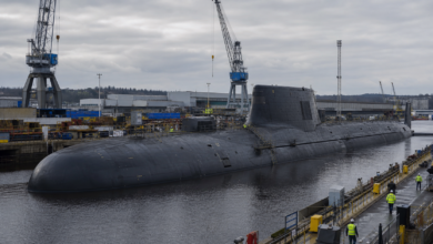 Dreadnought class: Britain’s next strategic nuclear submarine – editorial cover image – Bild mit KI generiert [Bildinhalt mit KI erstellt]