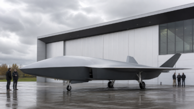 Helsing CA-1 Europa: Europas autonomes Kampfflugzeug als Softwareprojekt – redaktionelles Titelbild – Bild mit KI generiert [Bildinhalt mit KI erstellt]