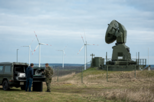 Windkraftanlagen stören Radar der Bundeswehr [Bildinhalt mit KI erstellt]