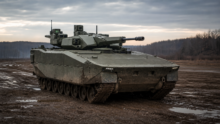 XM30-Schützenpanzer als redaktionelle Konzeptdarstellung – Bild mit KI generiert [Bildinhalt mit KI erstellt]