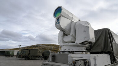 DragonFire : le laser naval britannique – image éditoriale – Bild mit KI generiert [Bildinhalt mit KI erstellt]