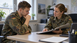 Bundeswehr verlassen: Widerruf oder Verwendung wechseln? [Bildinhalt mit KI erstellt]