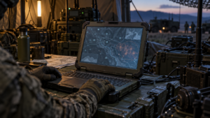 Militärische Notebooks: 5 Hersteller im Vergleich [Bildinhalt mit KI erstellt]